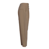 Sandro Women's Camel High Waist Tapered Trousers Size 40 FR 12 UK 8US SFPPA00524