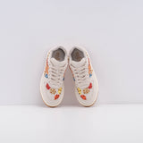 Hogan Women's Ecru H630 Ricamo Fiore Sneakers Size 34.5 EU 1.5 UK 4.5 US