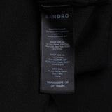 Sandro Damen-Kurzkleid in Schwarz mit offenem Rücken, Größe 40, FR 12, UK 8, US SFPRO02676