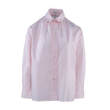 Sandro Paris Damen-Shirt aus 100 % Baumwolle mit rosa Streifen, Größe 1 S, 8 SFPCM00020