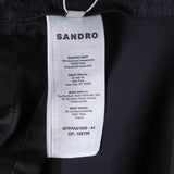Sandro Women's Navy Cargo Trousers Size 38 FR 10 UK 6 US SFPPA01509