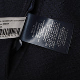 Hackett London Men's Navy Herringbone Knit Wool Blend Jacket Size 42 R HM443026