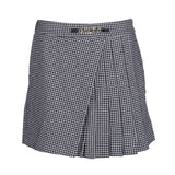 Maje Women's Black Houndstooth Wool Blend Skort Size 34 FR 6 UK 2 US MFPSH00423