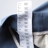 Maje Damen-Hose in Blau, „ Wolle “-Mischung, hohe Taille, „ Hose Stoffhose “, Größe 40, FR 12, UK, MFPPA00418