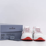 Hogan Men's White Leather Sneakers Hyperlight Allacc H Size 39.5 EU 6 UK 7.5 US