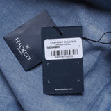 Hackett London Men's Blue Slim Fit Cotton Shirt Size S HM309140