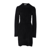 Sandro Damen-Kurzkleid in Schwarz mit offenem Rücken, Größe 40, FR 12, UK 8, US SFPRO02676