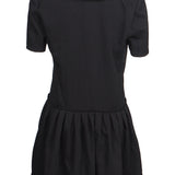 Sandro Women's Black Collared Short Dress Size 36FR 8UK 4US SFPRO02055