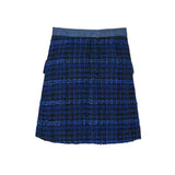 Sandro Women's Blue Wool Blend Tweed Skirt Size 34 FR 6 UK 2 US SFPJU00783