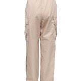 Sandro Paris Women's Beige Cargo Trousers Size 34 FR 6 UK 2 US SFPPA01380