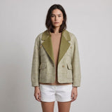 Sandro Women's Green Oversized Wool Blend Jacket Size 40 FR 12 UK 8US SFPOU00319