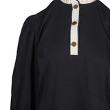 Sandro Women's Black Ruffle Short Dress Size 34 FR 6 UK 2 US SFPRO01938