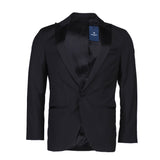 Hackett London Men's Black Wool Mohair Suit Jacket Size 36S HM450228