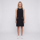 Sandro Paris Women's Black Rhinestone Dress Size 38 FR 10 UK 6 US SFPRO03776