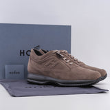 Hogan Men's Brown Interactive H Rilievo Sneakers Size 46.5 EU 11.5 UK 13US