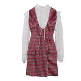 Maje Women's Multicolor Tweed Pinafore Dress Size 38 FR 10 UK 6 US MFPRO01521