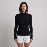 Maje Damen-Pullover in Schwarz, „ Strick “, mit Ausschnitten, aus einer Mischung aus „ Wolle “, Größe 38FR, 10UK, 6US, MFPPU00524