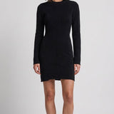 Sandro Damen-Kurzkleid in Schwarz mit offenem Rücken, Größe 40, FR 12, UK 8, US SFPRO02676