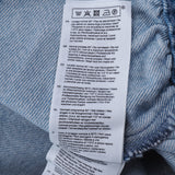 Maje Blaue, mit Nieten verzierte, kurze Jeansjacke für Damen, Größe 40, FR 12, UK 8, US MFPBL00545