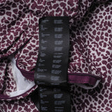 Maje Women's Burgundy Leopard Print Dress Size 36 FR 8 UK 4 US MFPRO02629