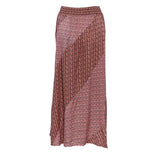 Maje Women's Pink Floral Viscose Asymmetric Skirt Size 36 FR 8 UK 4US MFPJU00886