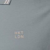 Hackett London Herren-T-Shirt, blau, 100 % Baumwolle, kurzärmelig, „ Poloshirt  “, „Größe “, XXL, HM562395