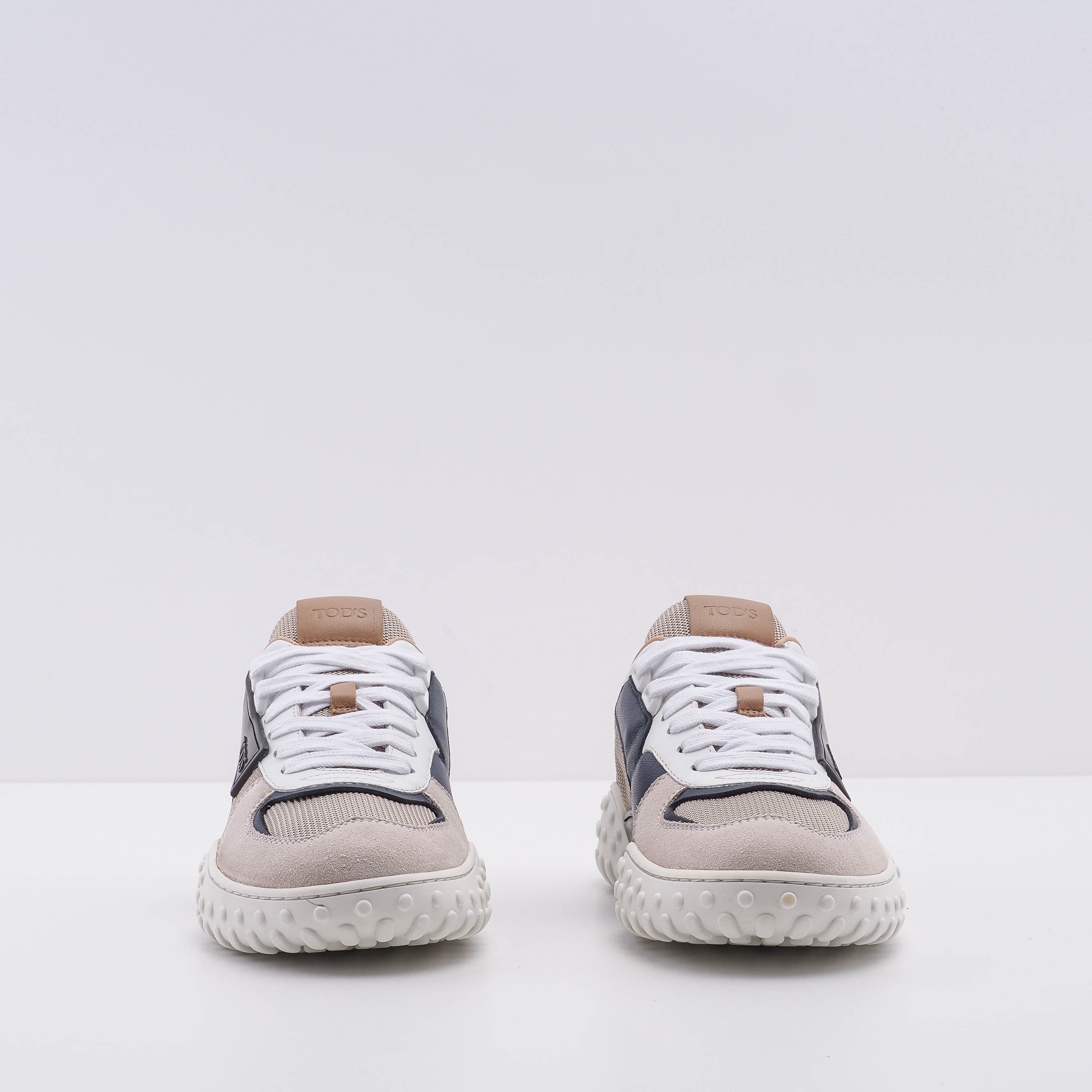 Tod's Women's Beige Cassetta Vintage B Active Sneakers Size 35 EU 3 UK 5 US